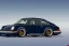 Placeholder: a dark Porsche carrera 964, wide-body, pandem, rocket bunny, carbon fibre, drift car, jdm wheels and rims, ultra realistic,concept art,in tokyo