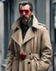 Placeholder: a man who looks like hans gruber wearing a trench coat and red sunglasses staring with an irritated look on his face