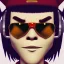 Placeholder: Portrait 3d of band <Gorillaz> style,