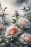 Placeholder: English watercolor, tea roses, drawing, beautiful landscape, fog, many details, delicate sensuality, realistic, high quality, work of art, hyperdetalization, professionally, filigree, silver haze, hyperrealism, professionally, transparent, gently pastel tones, backlight, contrast, fantastic, fabulous, unreal, translucent, glowing, clear lines, epic fabulous, 30mm lens, ISO 100, pixel graphics