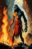 Placeholder: Avatar: The First Firebender, Caveman, Homo Erectus, ancient, discovery of fire