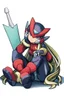 Placeholder: Megaman Zero, Sitting, HD, Clean