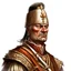 Placeholder: fantasy, portrait, face, town guardsman, medieval, white background