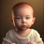 Placeholder: The face of a human baby