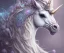 Placeholder: Portrait of unicorn, fantasy art, highly detailed, intricate color patterns on wings, soft studio lighting, background 64k