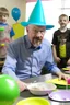 Placeholder: walter white at a kids party