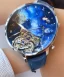 Placeholder: watch on the moon blue