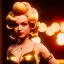 Placeholder: Aletta Ocean as Princess Peach, closed eyes, rtx, reflection, 8k, glow, winning photography, caustics