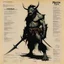 Placeholder: ConceptSheet: AD&D monster son of Kyuss with statistics [by frank frazetta]