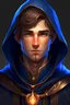 Placeholder: young male mage front face