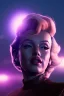 Placeholder: Ultra Realistic retro sci-fi scene, portrait, blonde woman, sweet young Marilyn Monroe face, perfect iris, tight latex coat, Strange planet background, Retro sci-fi style helmet, fog, rain, soft color, highly detailed, unreal engine 5, ray tracing, RTX, lumen lighting, ultra detail, volumetric lighting, 3d, finely drawn, high definition, high resolution.