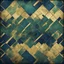 Placeholder: Hyper Realistic Green, Navy-Blue & Golden Abstract Retro Grungy Tile-Texture