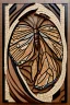 Placeholder: very beautiful butterfly wood mosaic