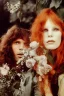 Placeholder: Jim Morrison and Pamela Courson ,music, NSFW, watermark, bohemian style , blurry,beautiful,elegant,roses, fantasy by anni dittman