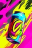 Placeholder: 90s Energy Drink Poster background.