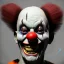 Placeholder: portrait of a scaring horror clown, 8k, high detail