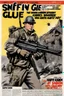Placeholder: SNIFFIN’ GLUE magazine illustration cover by Harvey Kurtzman: special issue #42 on sniper action and weaponry. guest star: Sergeant JT Sanborn, The Hurt Locker.