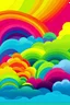 Placeholder: Abstract Rainbow Clouds image