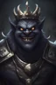 Placeholder: Dark Monster king smiling