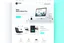 Placeholder: beautiful modern minimalistic landing page website for electronics shop home page products details ux, ui, ux/ui website –v 4 –stylize 800