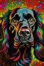 Placeholder: Black spaniel on lsd