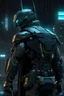 Placeholder: cyberpunk batman back turned