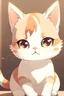 Placeholder: Cute cat in anime