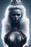 Placeholder: Pamela Anderson as evil queen in black leather, leather, busty, cleavage, angry, stern look. character design by cory loftis, fenghua zhong, ryohei hase, ismail inceoglu and ruan jia. unreal engine 5, artistic lighting, highly detailed, photorealistic, fantasy