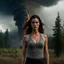 Placeholder: 32k uhd, hilary rhoda standing in front of tornado, forest fire, cursed by satan, horror movie, horrorpunk, by james cameron, photoreal, full length, 85mm, F1.4, Cinestill 800T, 8k, high quality, photo realistic, shallow depth of field, photorealistic masterpiece, cinematic lighting, lovely bokeh,