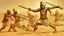 Placeholder: Pharaonic soldiers fighting in battle