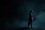 Placeholder: a sinister devil standing facing right