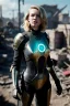 Placeholder: ultrarealistic, ruined city,__sci-fi armor__, __angles__, 18 year old woman, strikingly beautiful, blonde hair, _colour_, [__starlets__|__starlets__], (pale __skincolor__ skin:1.2), __camera__, _hair_, detailed face and eyes, large breasts, leather choker, upturned nose, dynamic pose, resolved expression, __accessory__, strappy outfit, (straps:1.1), crop top(buckles, buttons, snaps, rings:1.0), mini skirt, detailed eyes, plump lips, sci-fi theme