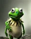 Placeholder: kermit the frog in the sytle of hr giger, high detail