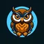 Placeholder: cartoon-style owl logo