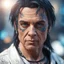 Placeholder: david icke as cyperpunk witch hunter with dark hair, dark blue eyes and black tattoes,bokeh like f/0.8, tilt-shift lens 8k, high detail, smooth render, down-light, unreal engine,bokeh like f/0.8, tilt-shift lens 8k, high detail, smooth render, down-light, unreal engine