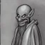 Placeholder: Nosferatu vampire with a tentacle beard and fangs and grey skin as a Russian Orthodox