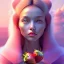 Placeholder: pixar style,realistic painting of a beautiful girl in a jar jam marmelade,volumetric blue clouds,pink sky environment and flying strawberries in background, volumetric lighting,dramatic lighting, detailed digital painting, extreme dense and fine fur, anime, ornate, colour-washed colors, elegant, small minutiae, tiny features, particulars, centered, smooth, sharp focus, renderman gofur render, 8k, uhd, detailed eyes, realistic shaded volumetric lighting,caustics,backligh