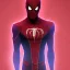 Placeholder: electric spiderman, dark red, bloody