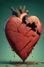 Placeholder: detailed cartoon damaged heart