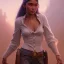 Placeholder: weta disney pixar movie still portrait photo of madison beer as cowgirl woman, intricate, highly detailed, greg rutkowski, wlop, ilya kuvshinov, rossdraws, artgerm, marvel, maxim magazine cover, unreal engine, sweaty, iridescent, bright morning, anime, 8k