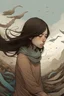 Placeholder: Girl embraces the imaginations of all those who left her