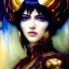 Placeholder: portrait beautiful face 'Ghost in the shell',busty,ancient metal armor balanciaga fashion clothe painting by gaston bussiere, greg rutkowski, yoji shinkawa, yoshitaka amano, tsutomu nihei, donato giancola, tim hildebrandt, oil on canvas, cinematic composition, extreme detail,fit full head inside picture,16k