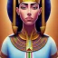 Placeholder: a Portrait of Egyptian queen Nefertiti as studio ghibli