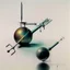 Placeholder: Soap Bubble,complex surgical instruments mixed with musicial instruments,minimalism,Painting By Adrian Ghenie, Rene Magritte, Basquiat ,Salvador Dali, Lucian Freud, Jan Van Eyck