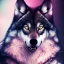 Placeholder: Black Wolf, pink eyes, 8K, cinematic lighting, sharp focus, masterpiece, expert