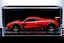 Placeholder: SUPER RACING CAR, EXOTIC, SUPER SPORT, CONCEPT CAR, ELECTRIC, BIG WHEELS, RED COLOR CHERRY, BLACK BACKGROUND, into a acrylic box