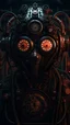 Placeholder: portrait of a rusian evil cyberpunk robot made of rusty clocks,dark styled, dramatic,extremely detailed, trending on artstation, cinematic view, beautiful composition, ambient light, fog, phenomenal photography, wide angle, 8k, epic, photorealism,ray tracing,sharp focus,depth of field