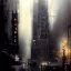 Placeholder: Gulf ,Skyline, Gotham city,Neogothic architecture, by Jeremy mann, point perspective,intricate detailed, strong lines
