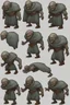 Placeholder: undead soul sprite for pixel game in the medieval style side view, all position, run jump, crouch. hyper-detailed. trending on artstation. --ar 9:16