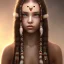 Placeholder: Native American girl, cute, beautiful, long hair, brown eyes